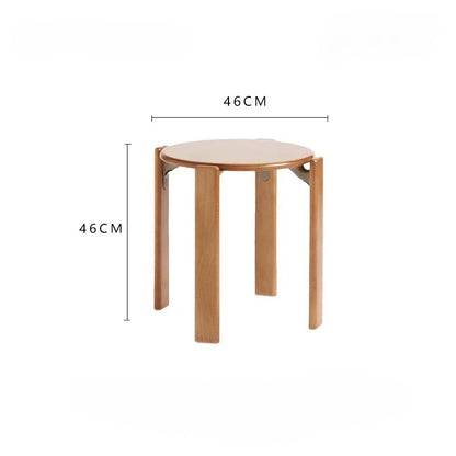 Rey Stool Replica – Versatile Stackable Wooden Stool & Modern Minimalist Elegance