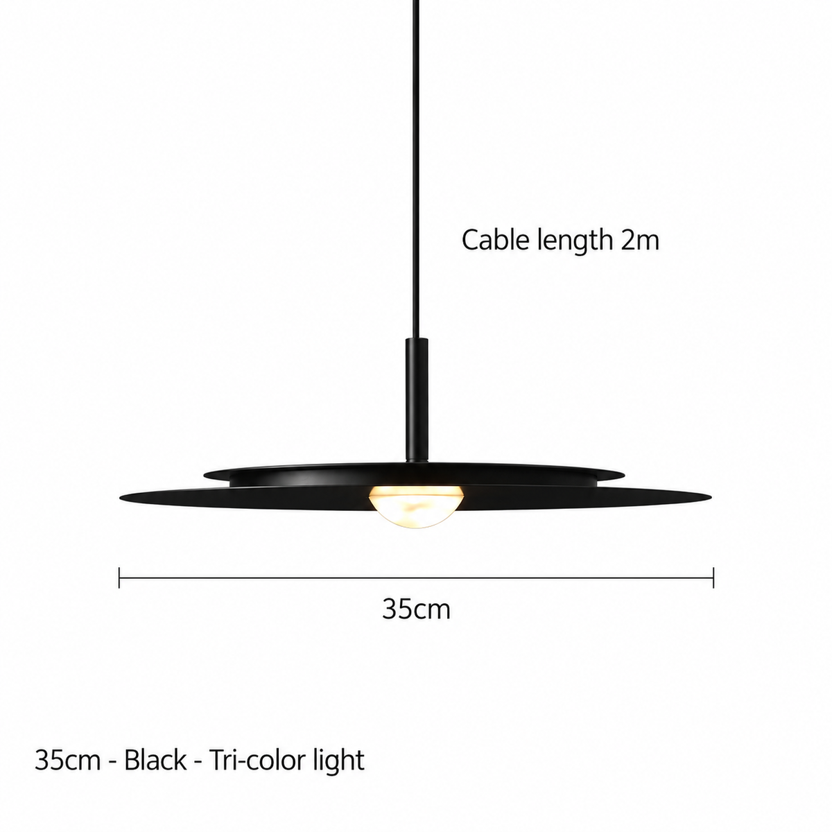 Menvix Nordic Minimalist Light— LED Pendant Light for Bedroom & Dining Room
