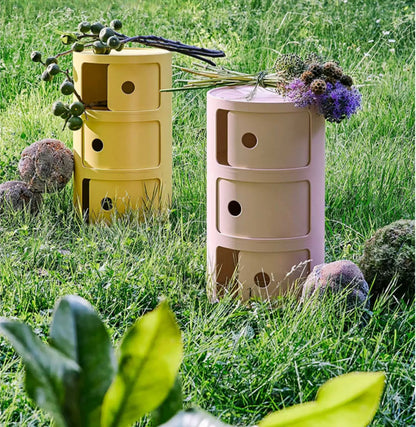 Componibili Round Cabinet Replica – Nordic Modular Storage for Modern Spaces