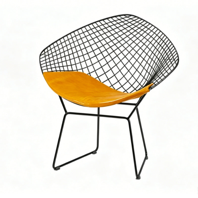 Diamond Wire Lounge Chair – Modern Mid-Century Accent Seating