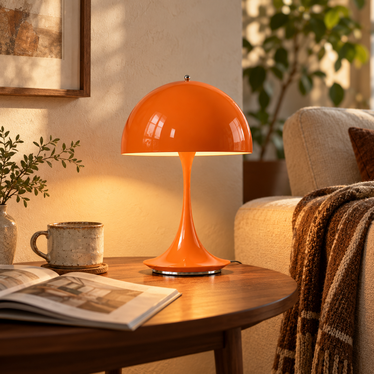 Louis Poulsen Panthella Dome Table Lamp – Retro Curves & Colour