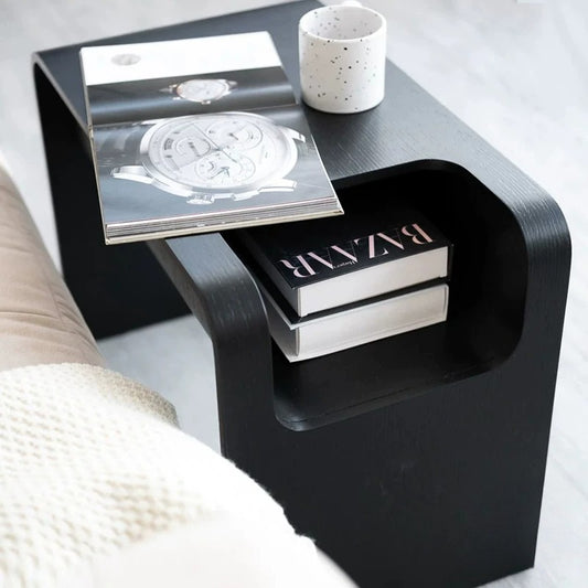 Tavolino da divano in legno massello nordico – Tavolino di design minimalista