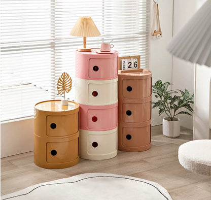 Componibili Round Cabinet Replica – Nordic Modular Storage for Modern Spaces