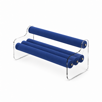 SNEED Eklektische Acrylbank – Sitzmöbel im Space-Age-Design