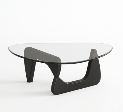 Glass Wood Coffee Table – Strong, Sleek, and Space-Smart