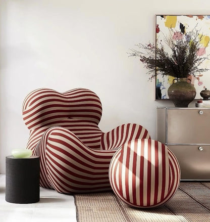 Cloud Hug Lounge Chair – Soft Curves Meet Effortless Relaxation