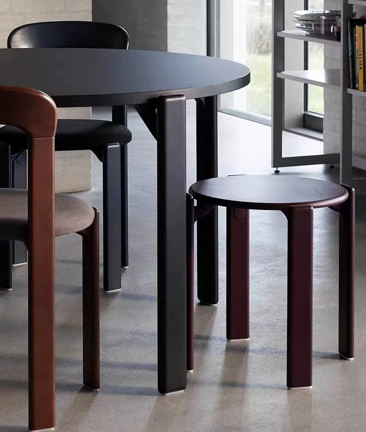 Rey Stool Replica – Versatile Stackable Wooden Stool & Modern Minimalist Elegance