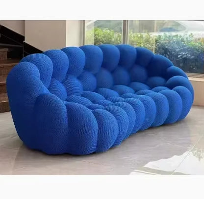Designer-Style Curved Bubble Sofa – Modern Art Statement Piece