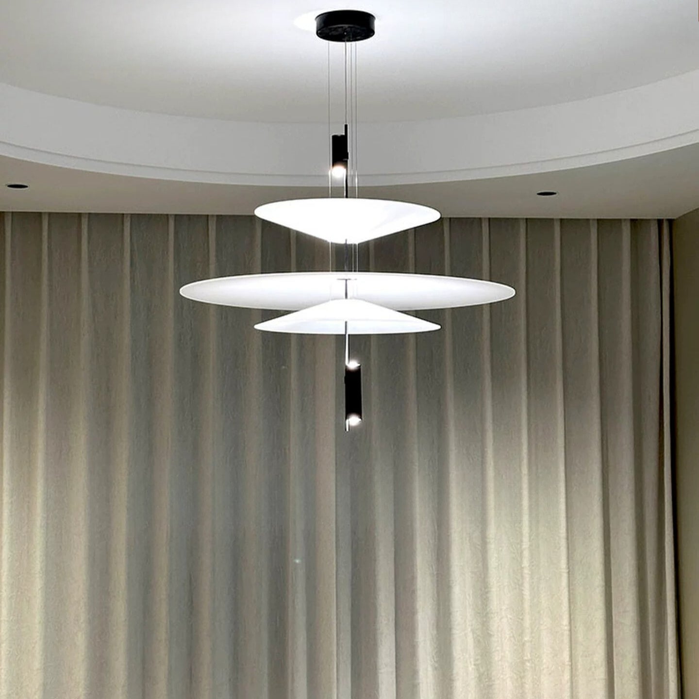 Vibia Flamingo Pendant Lamp – Minimalist Designer UFO Light for Dining & Bar Spaces