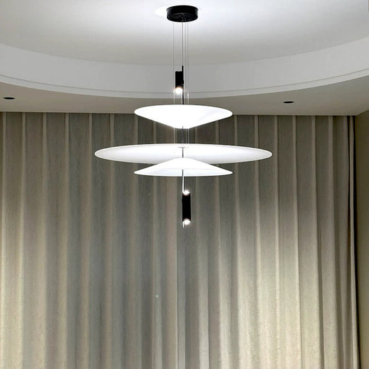 Vibia Flamingo Pendelleuchte – Minimalistische Designer-UFO-Leuchte für Ess- und Barbereiche