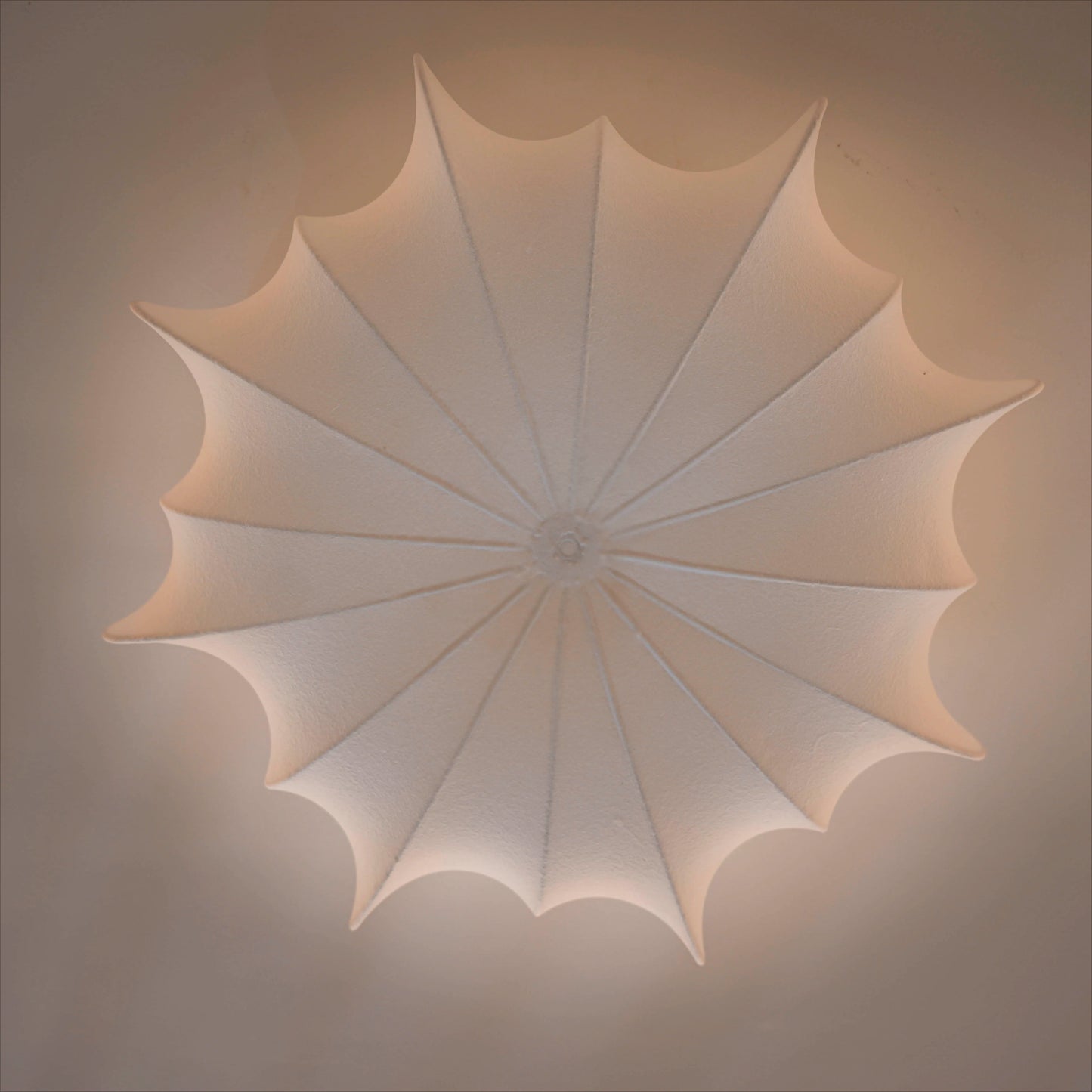 Italian Designer Silk Pendant Lamp – Elegant French Retro & Timeless Design