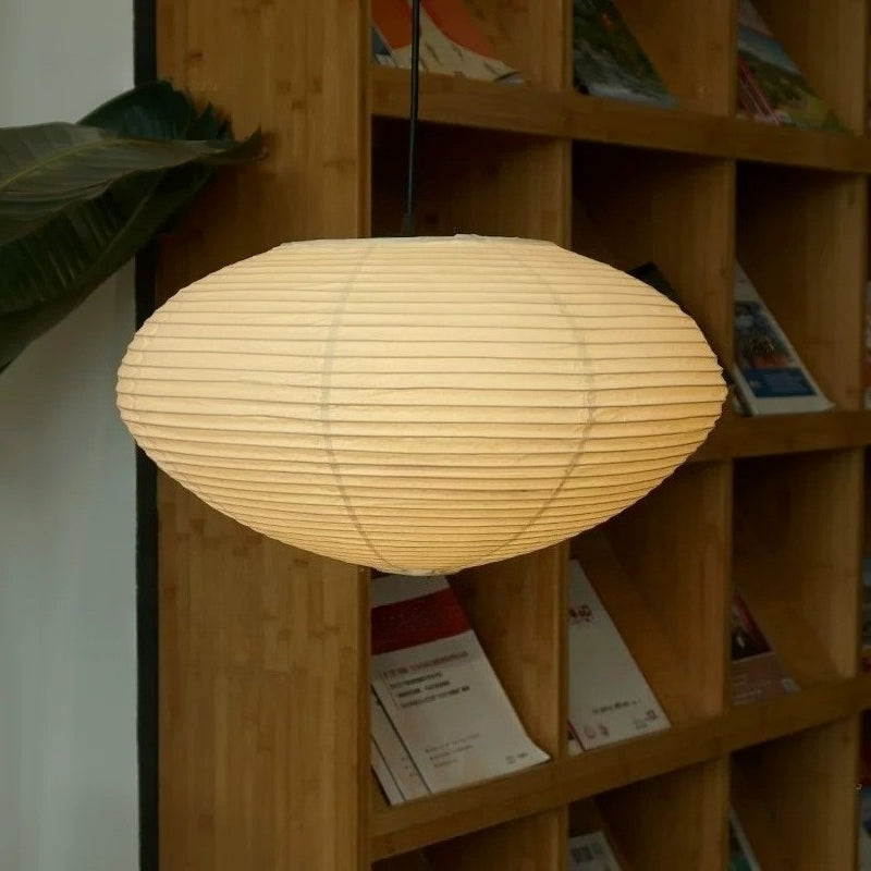 Noguchi Style Paper Lamp – Wabi-Sabi Zen Design for Modern Living