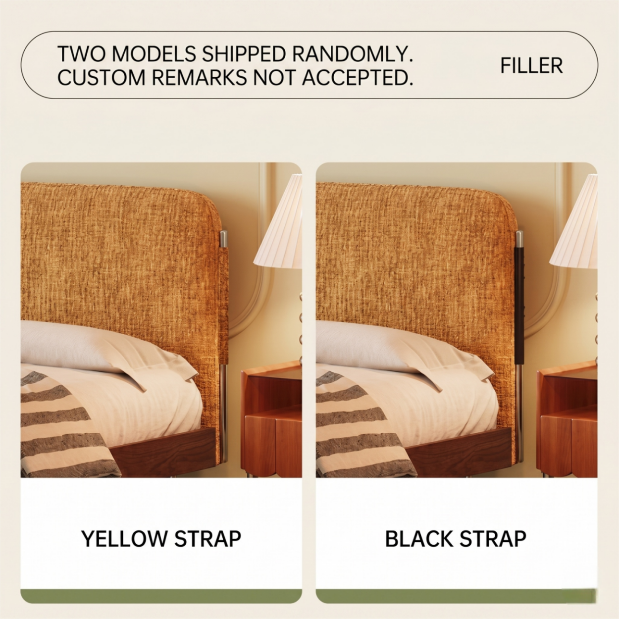 Sunnywood Upholstered Bed – Solid Wood & Chenille Vintage Platform Bed