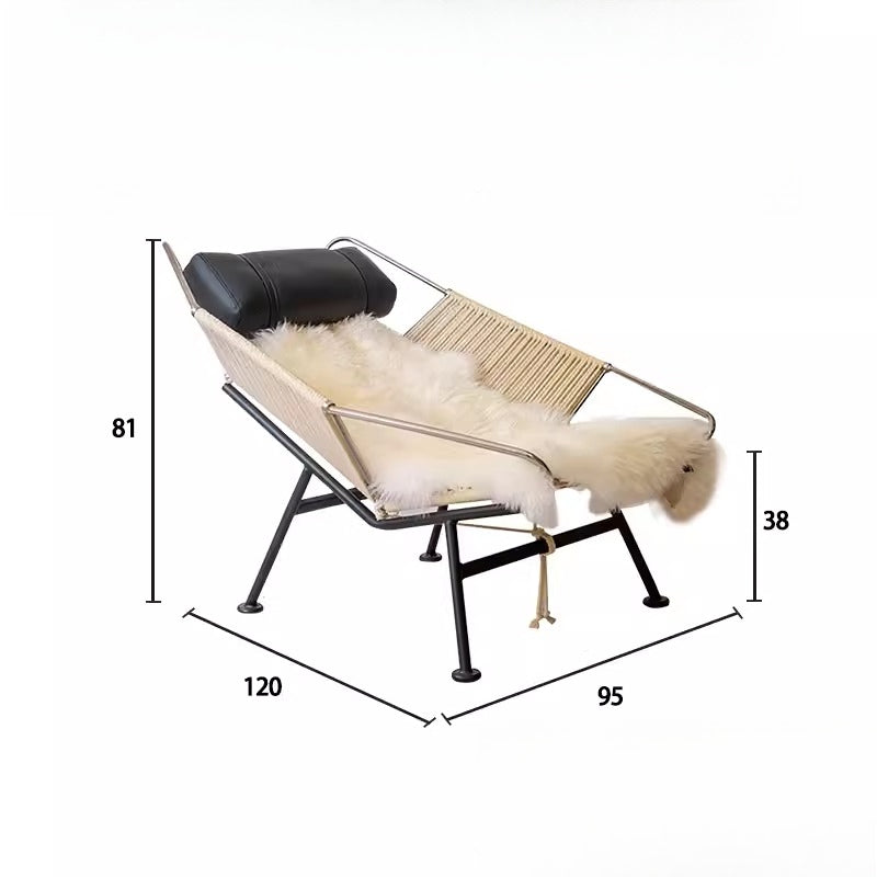 Flag Halyard Chair Replica – Danish Modern Lounge Chair by Hans J. Wegner