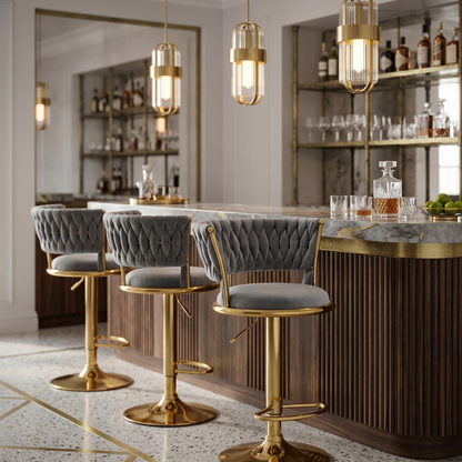Light Luxury Adjustable Rotating Bar Stool-Redefining Your Home Artistry