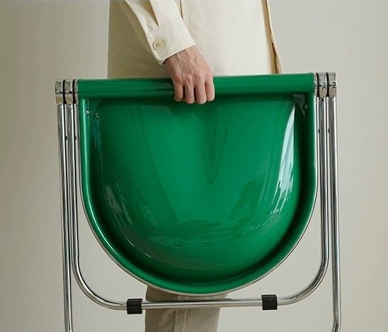 Modern Acrylic Folding Stool – A Fusion of Minimalist Design and Everyday Functionality