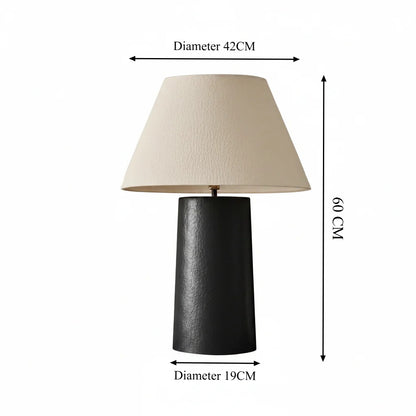 Mid-Century Solid Wood Table Lamp – A Timeless Designer Art Piece for Everyday Living