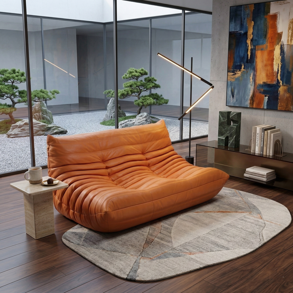 Sofá icónico Togo de dos plazas: el estilo de salón definitivo 