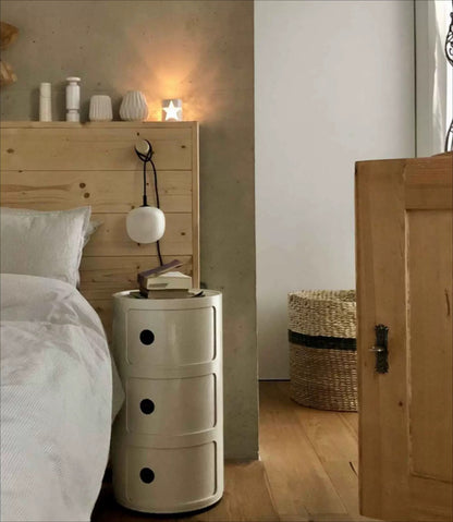 Componibili Round Cabinet Replica – Nordic Modular Storage for Modern Spaces
