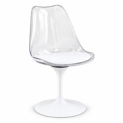 Poltrona Giratória Tulip – Curvas Criativas e Elegância Moderna