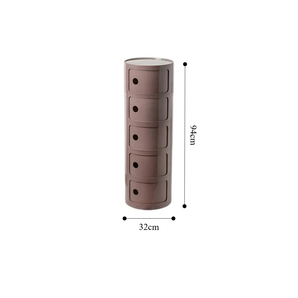Componibili Round Cabinet Replica – Nordic Modular Storage for Modern Spaces