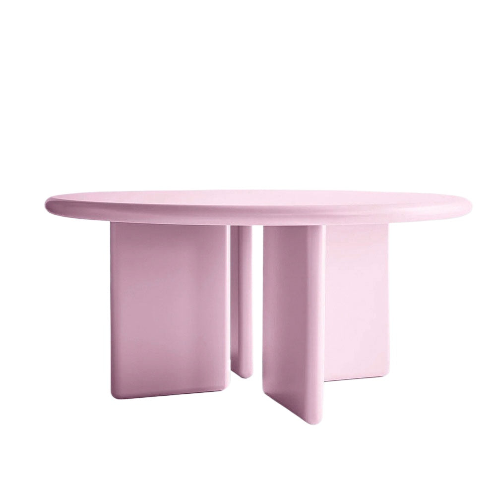 Memphis Round Dining Table – Modern Sculptural Pedestal Table