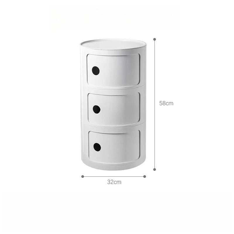 Componibili Round Cabinet Replica – Nordic Modular Storage for Modern Spaces
