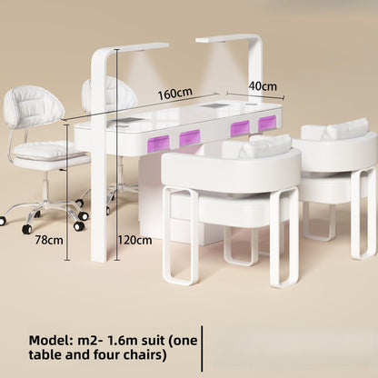 ImingShi M2 Marble Nail Desk Set