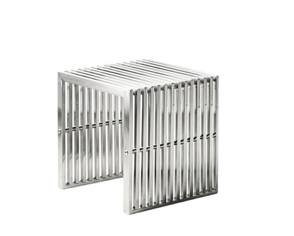 Linear Side Table – Bauhaus Stainless Steel Design