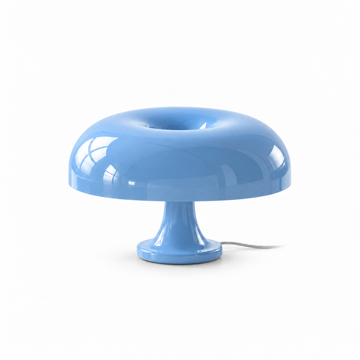 Artemide Nessino Mushroom Table Lamp-Retro Colour & Sculptural Curves