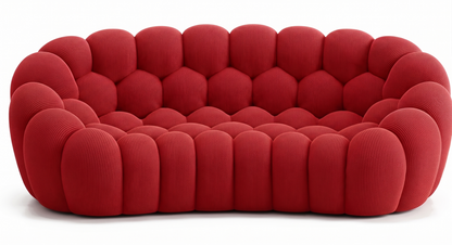 Designer-Style Curved Bubble Sofa – Modern Art Statement Piece