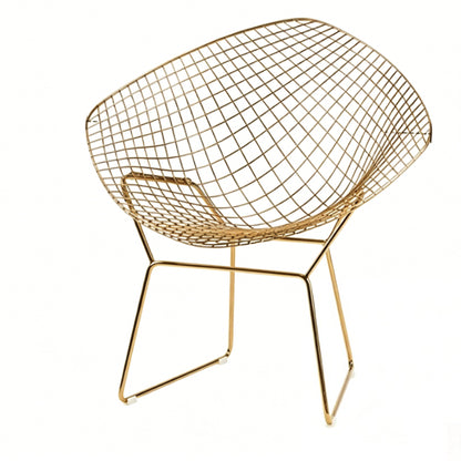 Diamond Wire Lounge Chair – Modern Mid-Century Accent Seating