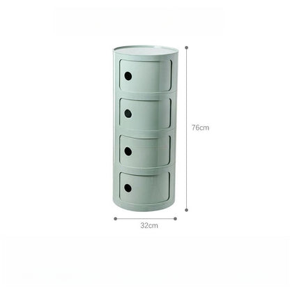 Componibili Round Cabinet Replica – Nordic Modular Storage for Modern Spaces