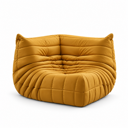Togo Corner Sofa in Microfiber Leather – Effortless Comfort & Timeless Style