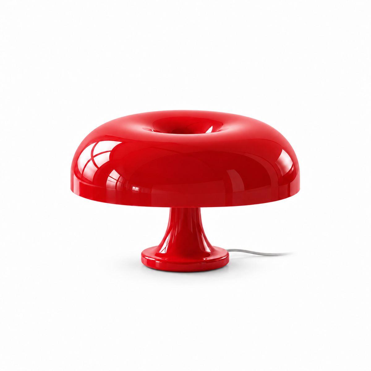 Artemide Nessino Mushroom Table Lamp-Retro Colour & Sculptural Curves