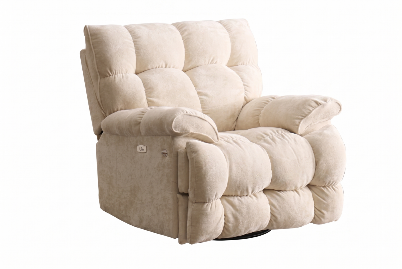 CloudNest Recliner Sofa Chair – Modern Comfort Lounge with Swivel & Massage
