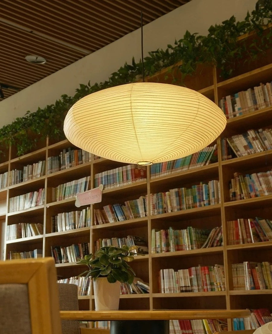 Noguchi Style Paper Lamp – Wabi-Sabi Zen Design for Modern Living