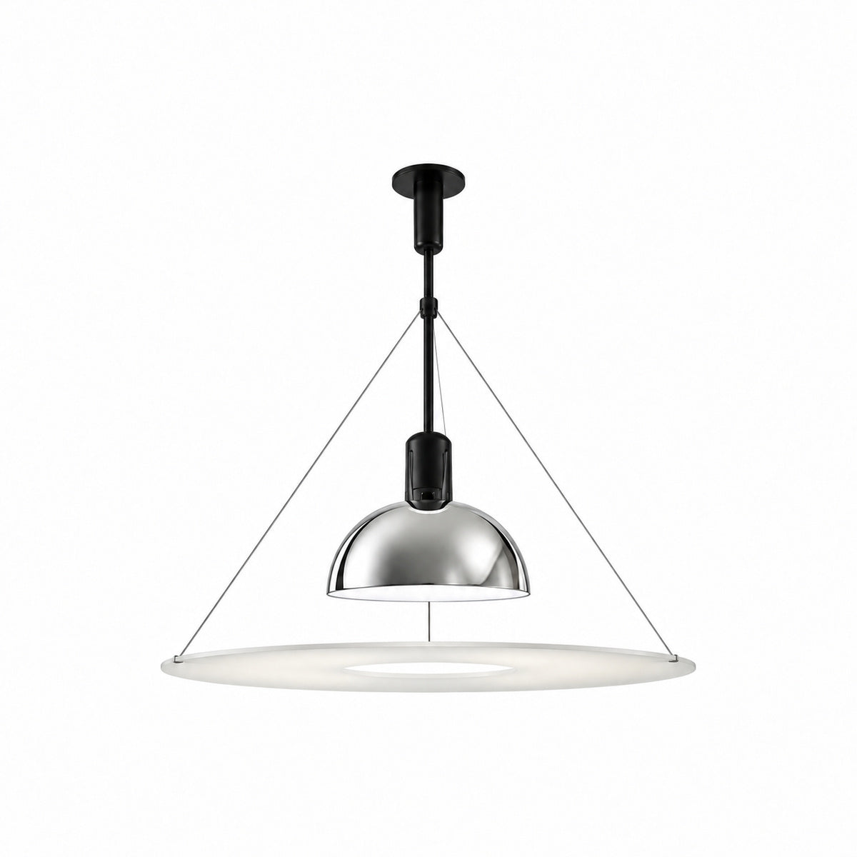 Flos Frisbi Glow Plate Pendant Lamp-Modern Minimalist & Bauhaus Style