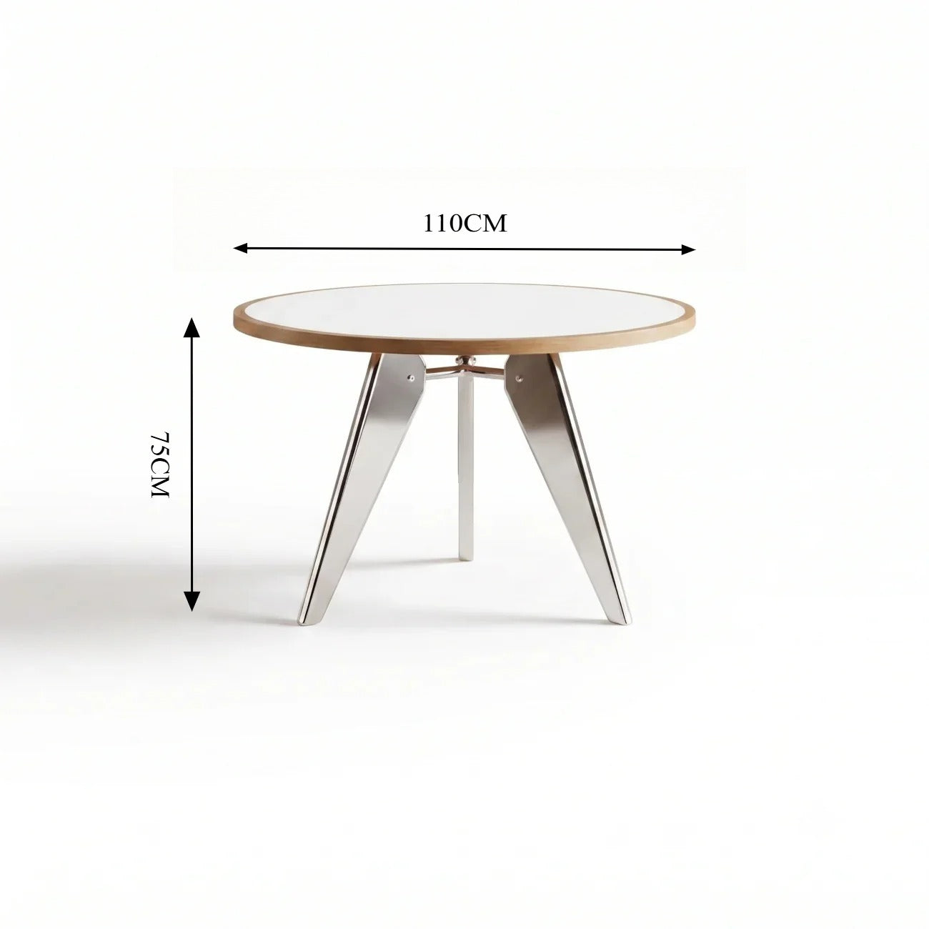 Mid-Century Bauhaus Round Table — Timeless Design & Elegance for Compact Spaces