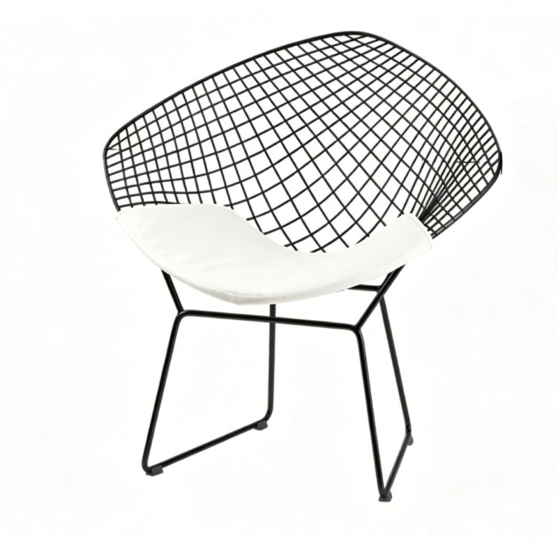 Diamond Wire Lounge Chair – Modern Mid-Century Accent Seating