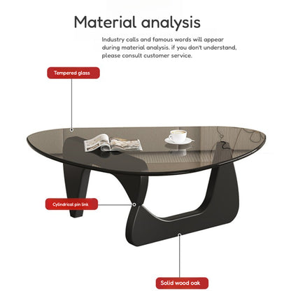 Glass Wood Coffee Table – Strong, Sleek, and Space-Smart