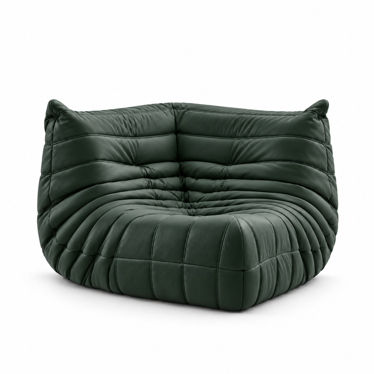 Togo Corner Sofa in Microfiber Leather – Effortless Comfort & Timeless Style
