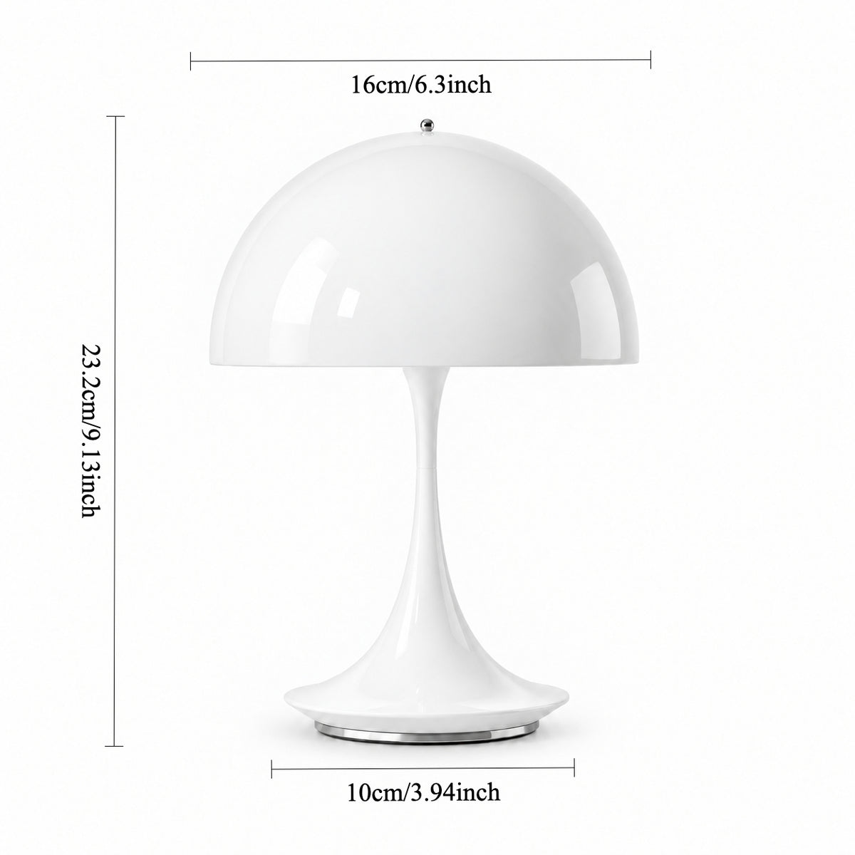 Louis Poulsen Panthella Dome Table Lamp – Retro Curves & Colour