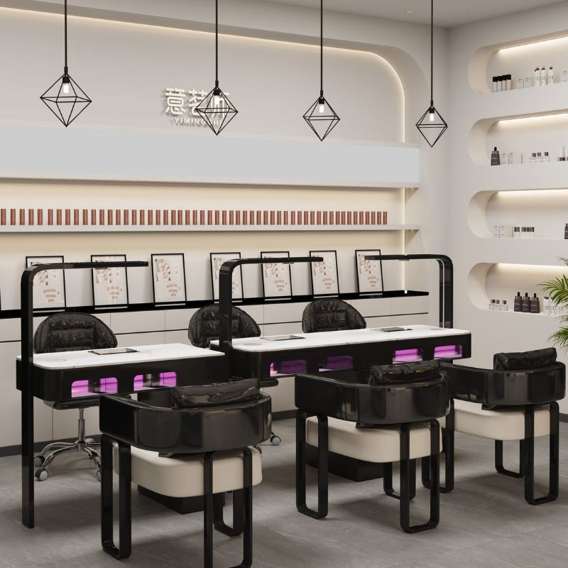 ImingShi M2 Marble Nail Desk Set