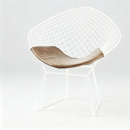 Diamond Wire Lounge Chair – Modern Mid-Century Accent Seating