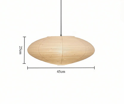Noguchi Style Paper Lamp – Wabi-Sabi Zen Design for Modern Living