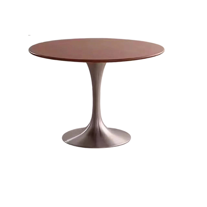Tulip Dining Table – Timeless Modern Elegance in Wood & Steel