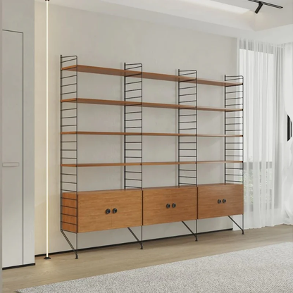 String Original Wall System – Modular, Adjustable & Wall-Mounted Shelving