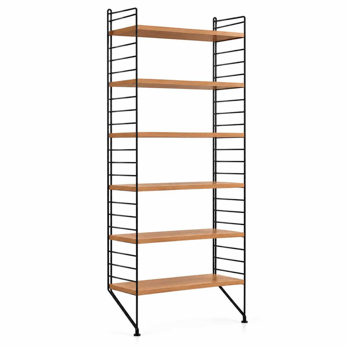 Sistema a parete String – Scaffalatura modulare, regolabile e montata a parete