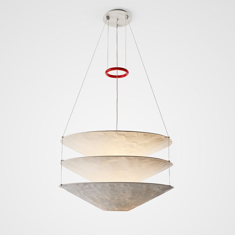DuPont Paper Conical Pendant Lamp – A Fusion of French Vintage Artistry & Modern Minimalism